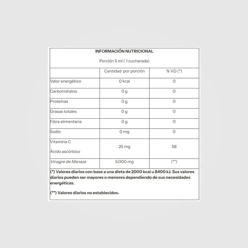Info Vinagre de manzana Natier.webp