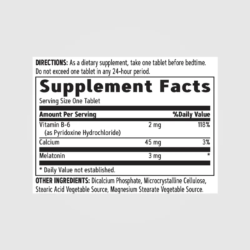 Info Melatonin 3mg.webp
