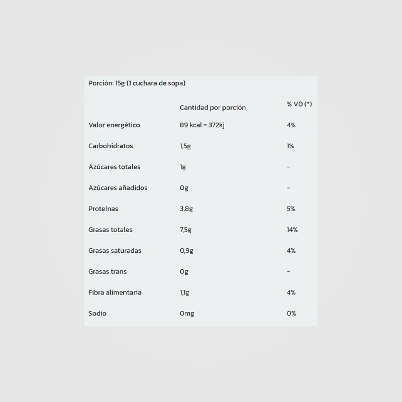 info mantequilla de mani beepure.webp