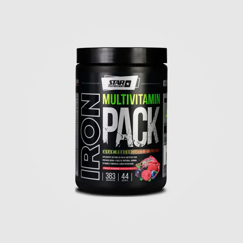 Iron Pack Multivitamin Powder - Star Nutrition - 383 G