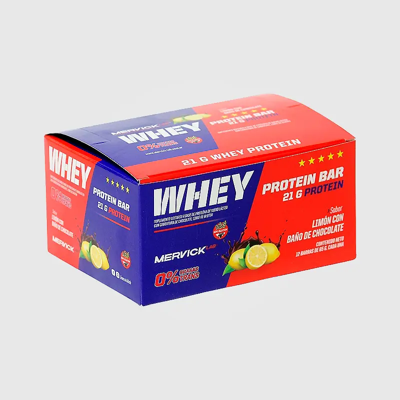 21g Whey Protein Bar - Mervick Lab - CAJA 12 Unidades