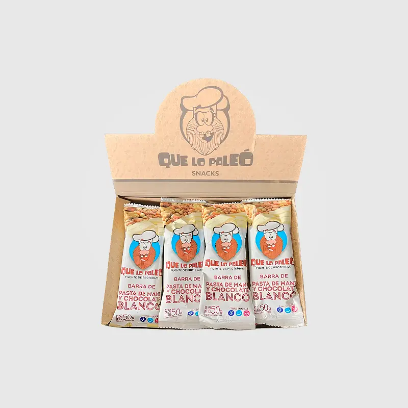 Barritas Proteicas - Que Lo Paleó - CAJA 12 Unidades