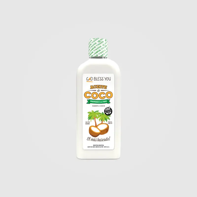 Aceite de coco VIRGEN - God Bless You - 125 ML