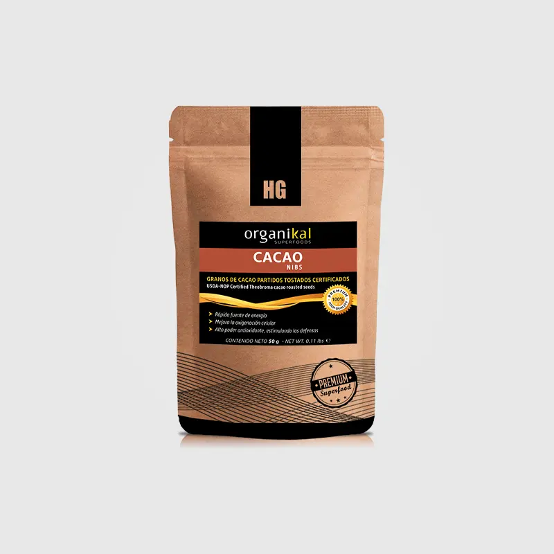 Organikal Superfoods Cacao Nibs - HG - 50 G