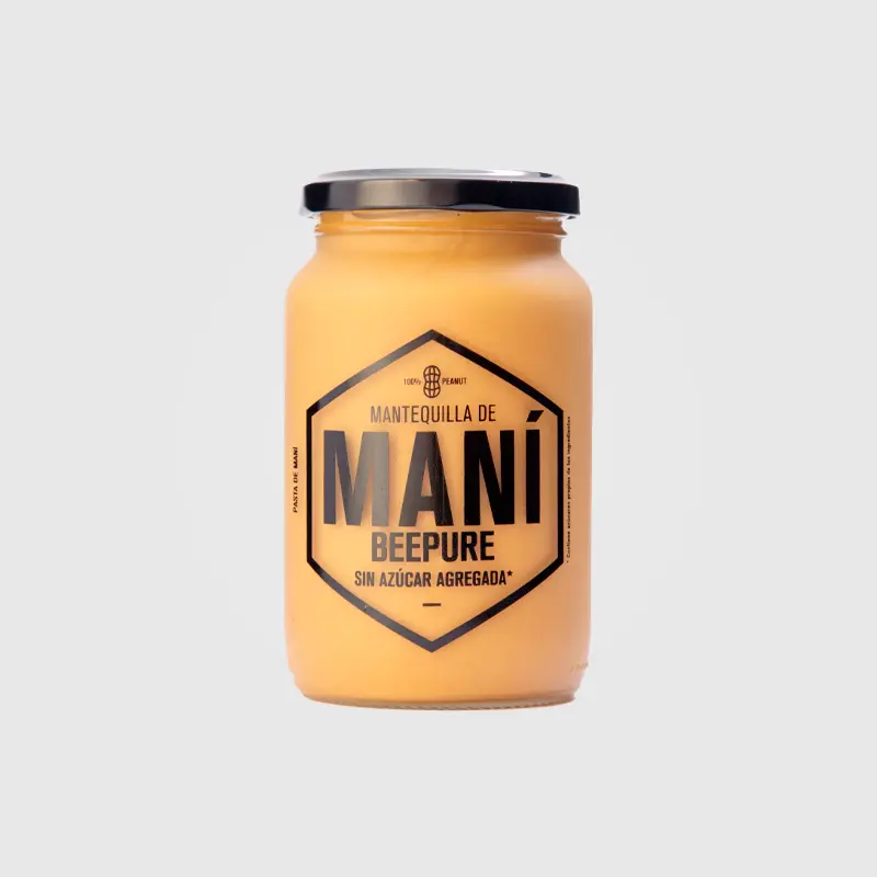 Mantequilla de Maní - BEEPURE - Sin Azúcar  - 400 G