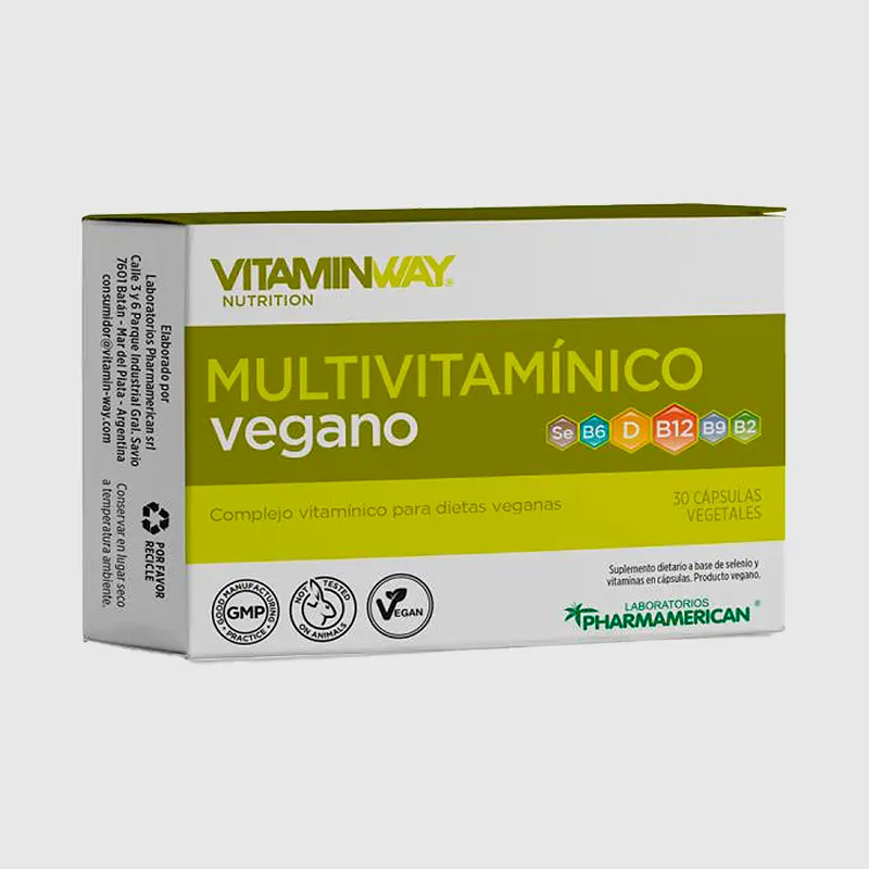 MULTIVITAMÍNICO VEGANO - VitaminWay - 30 CAPS
