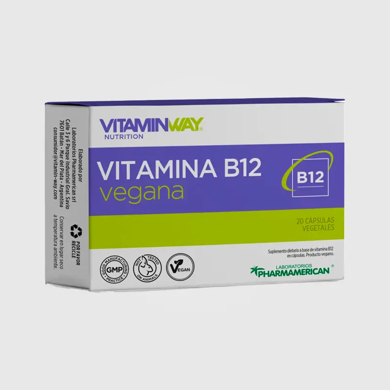 VITAMINA B12 VEGANA - VitaminWay - 20 CAPS