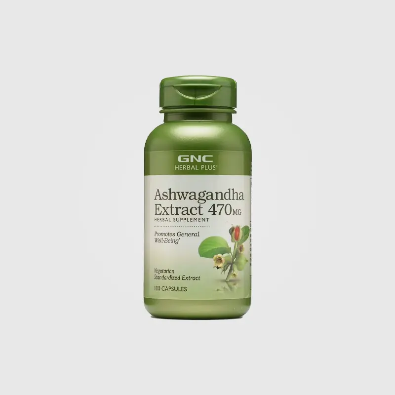Ashwagandha Extract 470mg - GNC -100 CAP 