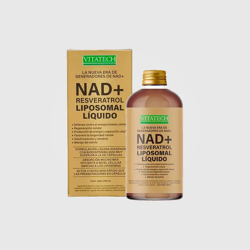 Vitatech NAD+ Resveratrol Liposomal Líquido x 250 ml