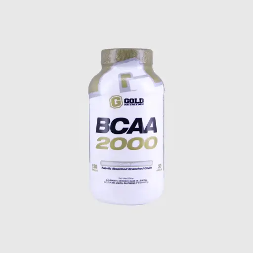 BCAA 2000 - Gold Nutrition - 120 CAPS