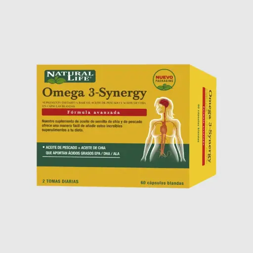 Omega 3-Synergy - Natural Life - 60 CAPS