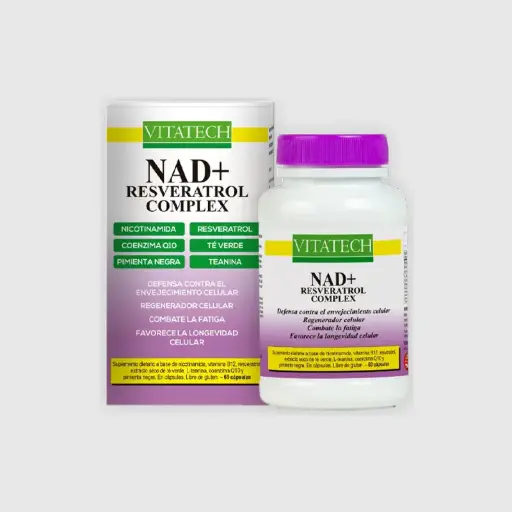 NAD + Resveratrol Complex - Vitatech - 60 CAPS