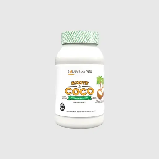 Aceite de coco VIRGEN - God Bless You - 500 ML