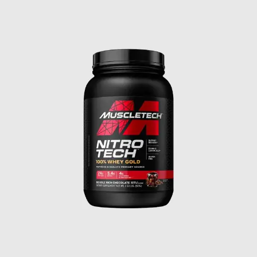 Nitro Tech 100% Whey Gold Protein - MuscleTech - 907 G