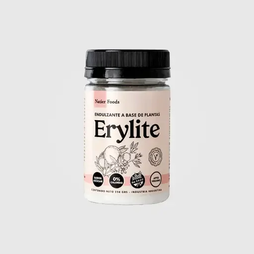 Erylite Endulzante Vegetal - 100% Eritritol - Natier - 250 G