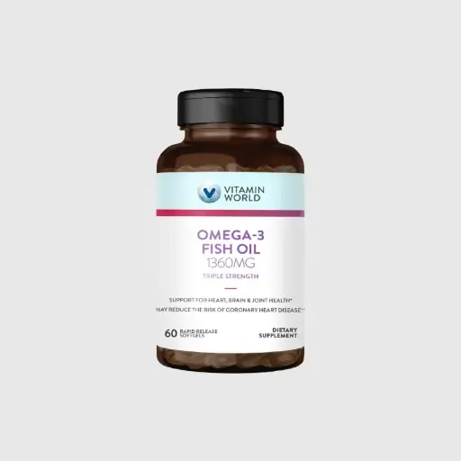 Omega-3 Fish Oil 1360MG - Vitamin World - 60 CAPS