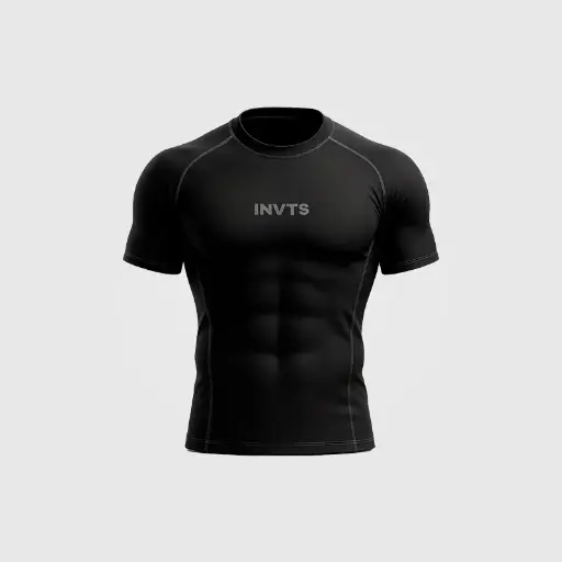 Compression T Black & Gray - INVICTUS 