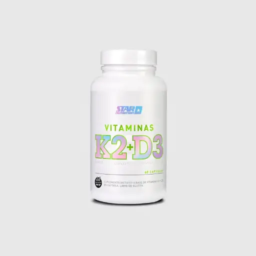 Vitamina K2 + D3 - Star Nutrition - 60 CAPS
